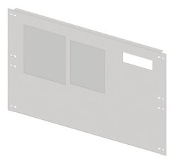 Přední panel s výřezy a PVC krytem, šířk