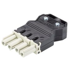 zásuvka na kabel, 4-pól, šroubové svorky, gesis, šedá WIELAND 92.943.3553.0