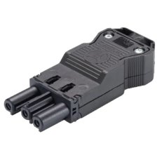 zásuvka na kabel, 3-pól, šroubové svorky, gesis, černá WIELAND 92.931.5053.1