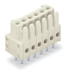 Pružinová svorkovnice THT rovná 3,5 mm šedá 10pól. WAGO 734-470