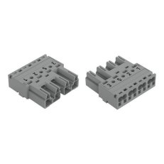 Zástrčka 4pól. Kód. B šedá WAGO 770-254/081-000