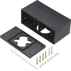 Instalační box pro 4 přístroje, černá TEHALIT GBZ49005
