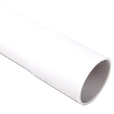 Tuhá hrdlovaná trubka PVC pr. 16 mm, 22411, 320N/5cm, bílá, délka 3 m.
