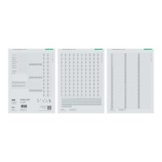ABB Popisné štítky, samolepka, do 144 modulů 144mod