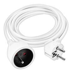 1z prodlužovací přívod - spojka, 5m, 3 x 1mm2, bílá SOLIGHT PS04