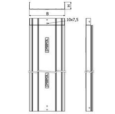 Žlab LINEAR+  L1B-N 100/60 ''SZ'' neperforovaný 3m ARKYS ARB-14121705