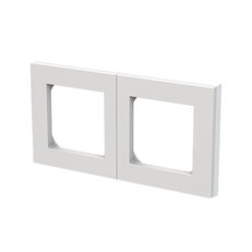 Dvojrámeček ABB LEVIT (3901H-A05020 18) macchiato/bílá BLISTR 2CHH015020A6018