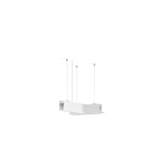 LED Svítidlo Serpent T, dolů, mléčný, 3000K, 14W, bílá  ALUMIA FPSE105-1030EB
