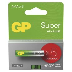 Alkalická baterie GP Super AAA (LR03) B01115