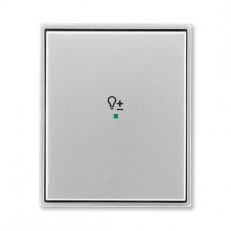 ABB Time Kryt 1násobný symbol stmívání titanová 6220E-A01004 08