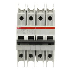 ABB SU204M-K25 jistič char. K 10kA 25A 4P  dle UL489 a CSA 22.2 No. 5