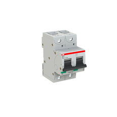 S802S-D40 jistič 2p char. D 40A s klecovou svorkou Icu 50kA ABB 2CCS862001R0401