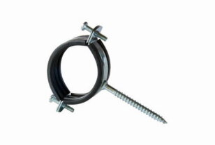 Objímka s gumou 32-40mm a vrutem 70mm, pozink KOŇAŘÍK 16503240