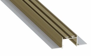 Vestavný hliníkový profil AL-PROFIL AKIN REED GREEN LACQUERED 2M GXLP2133