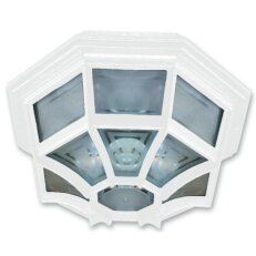 Stropní a nástěnné svítidlo Hera bílá 60W IP44 E27 COMPOLUX 916701/08