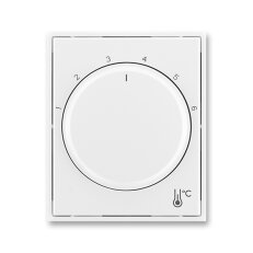 Kryt termostatu s otočným ovládáním, bílá/bílá ABB 3292E-A00300 03
