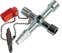 NG Elektro ND 000 310 Univerzální křížový klíč pro běžné zámky rozvaděčů