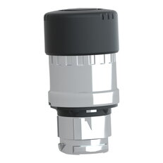 Schneider ZB4BS42 Ovl. hl. stiskací s hřibovým knoflíkem, s aretací - černá
