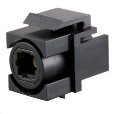 Bachman 918.045 toslink fiber-optic audio keystone socket black