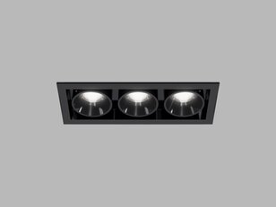 Zápustné svítidlo RIVA MAXI 3, B TRIAC 15W 3000K/3500K/4000K UGR černá 2560753DT