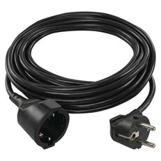 Prodlužovací kabel 5 m, 1 zásuvka, černý, PVC, 1,5 mm2 EMOS PC0125R