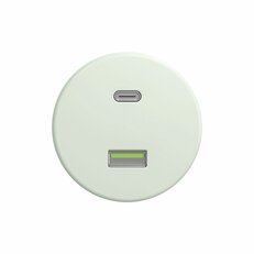 USB zásuvka A+C GREENLUX KLIKLAP MZ/USB Mint green