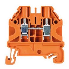 Řadová svorka WT 4 oranžová 4mm2 WIELAND 58.504.0055.9