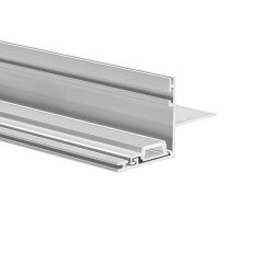 LED hliníkový profil KLUŚ NISA-NI neanodizovaná 3m /18029_3m/ ALUMIA A18029N_3