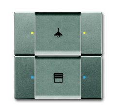 ABB KNX Prvek ovládací 2-/4násobný metalická šedá 6126/02-803-500