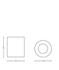 PILLAR single spot bílá 1x20W 230V PHILIPS 5633031PN