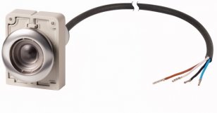 Eaton C30C-FDR-X-K01-P62 Kompaktní zapuštěné tlačítko, aretace, bez čočky, 1V