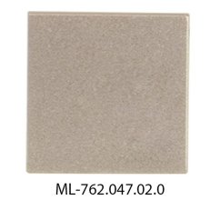 McLED ML-762.047.02.0 Koncovka pro RD bez otvoru, stříbrná barva, 1 ks