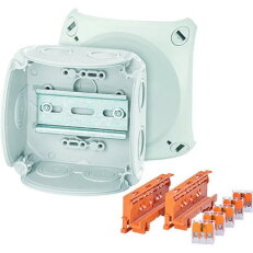 Kabelova rozvodka 1,5-4 mm2 3fáz, 5x 3vodičové spojovací svorky HENSEL DK 0404 W