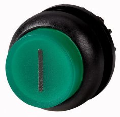 Eaton M22S-DLH-G-X1 Prosvětlená ovládací hlavice, zvýšené, bez aret, I zelená