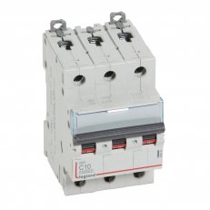 DX3 JISTIČ, 3 PÓLOVÝ, CHAR. C,10A 10000A/16KA LEGRAND 409252