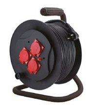 Prodlužovací buben PZB-111-25G/1 25m 3x zásuvka 230V, IP44, H05RR-F 3x1