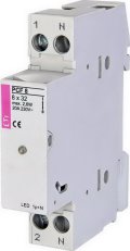 ETI Poj. odpojovač, 1 pól+N, 400V PCF 8 1p+N 6kA L-LED indikace