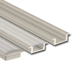 Vestavný hliníkový profil VS, 24x8 mm, bez difuzoru, 2 m MCLED ML-761.127.02.2