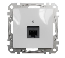 Sedna D/E Datová zásuvka 1xRJ45 kat. 6A UTP, Aluminium SCHNEIDER SDD113466