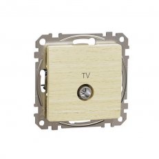Sedna D/E TV zásuvka průběžná 7dB, Bříza SCHNEIDER SDD180474