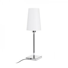 LULU stolní bílá/černá chrom 230V E27 28W RENDL R12464