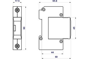 Svodič rázového přepětí HSA-275 M SPD typ 2+3 HAKEL 27080