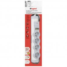Legrand 050095 PRODLUŽOVACÍ PŘÍVOD . PŘEP. 4X2P+T, 1,5M
