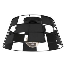 Stropní svítidlo PONTEFRACT 1xE27 černá 1X40W IP20 EGLO 43891