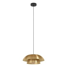 Závěsné svítidlo CENCIARA E27 černá/kartáčovaná mosaz 1X40W EGLO 900849