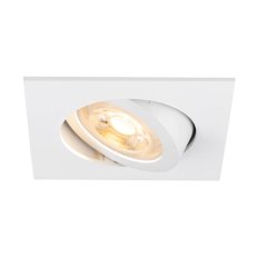 NEW TRIA 68 stropní vestavné svítidlo čtvercové max. 10W GU10 bílá SLV 1007371