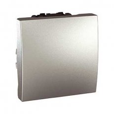 Unica Spínač jednopólový, řazení 1,16A, Aluminium SCHNEIDER MGU3.261.30