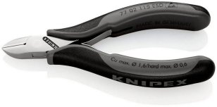 Boční štípací kleště pro elektroniku ESD 115 mm KNIPEX 77 02 115 ESD