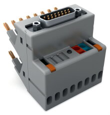 Interface adaptér 15pól. Vstup se spínáním k plusu WAGO 857-986
