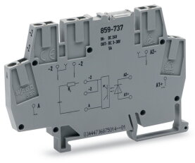 859-737 Modul s optočlenem 24 V DC, Šedá